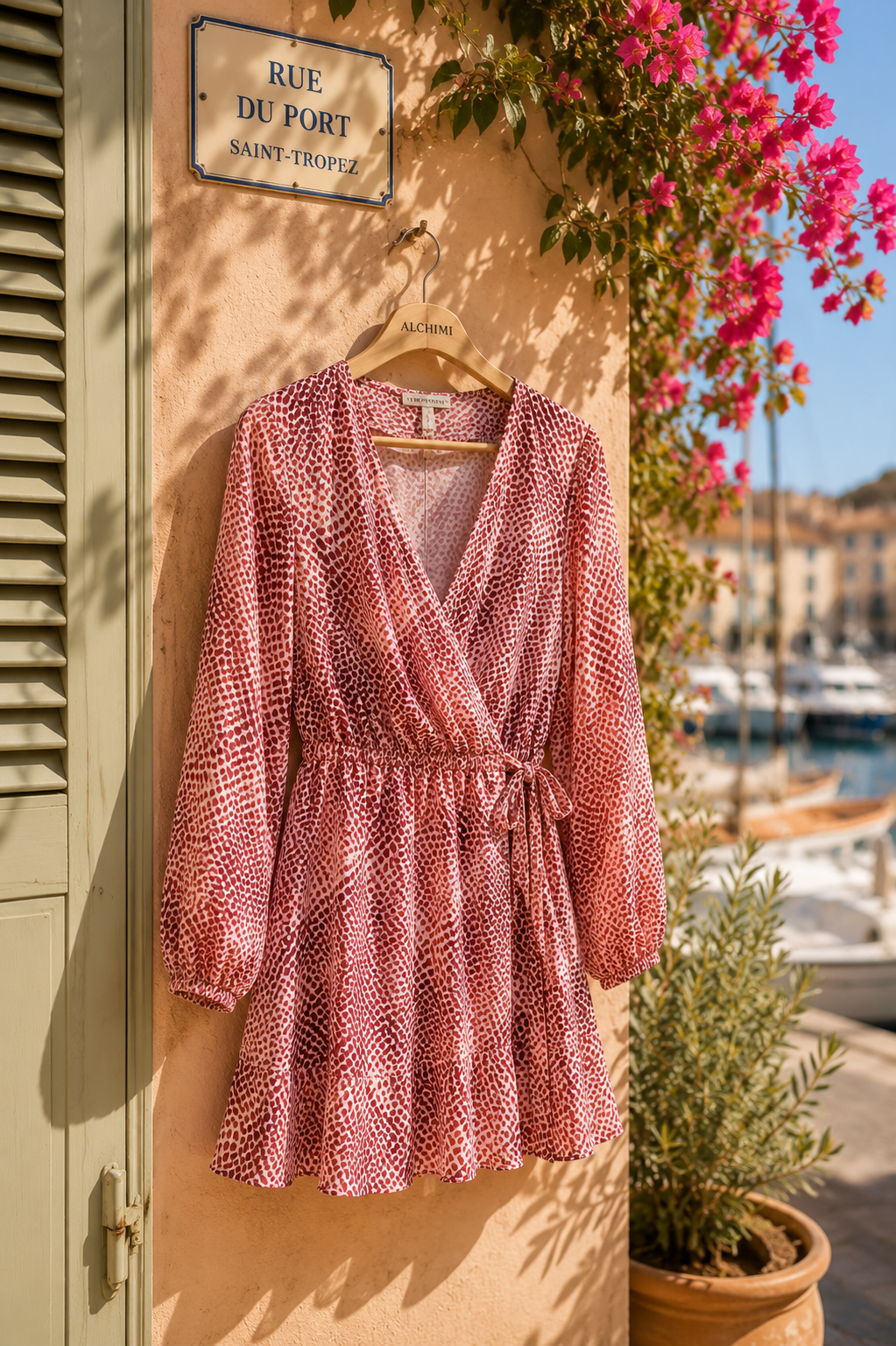 Je te propose Robe Alba – imprimé rose 💗