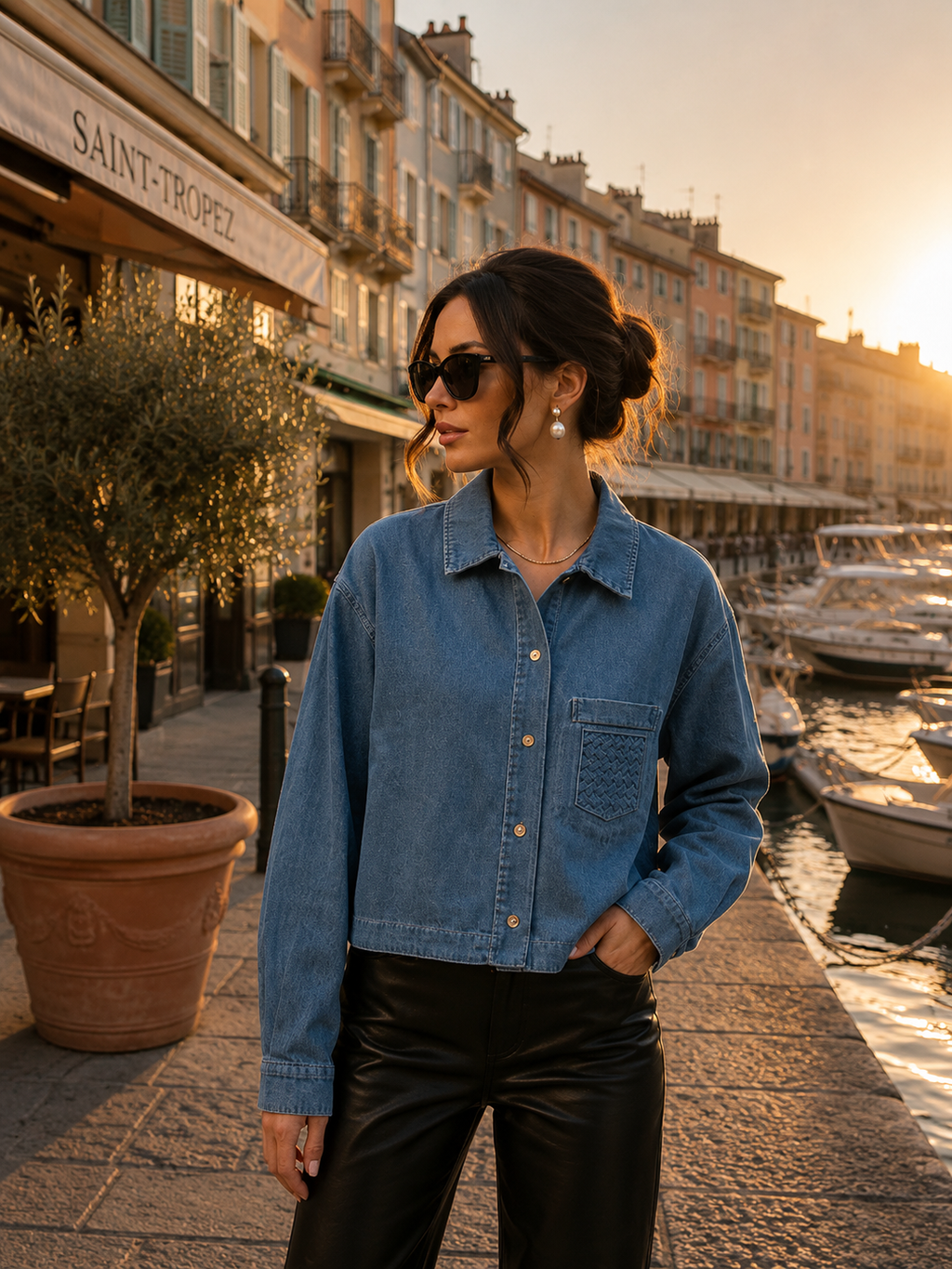 Chemise en jean « Saint-Tropez » 💙