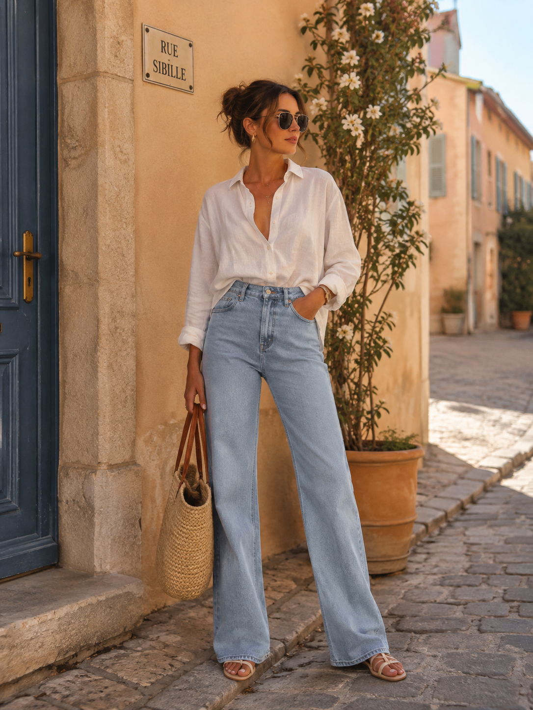 « Le jean bleu ciel Anna » 🩵