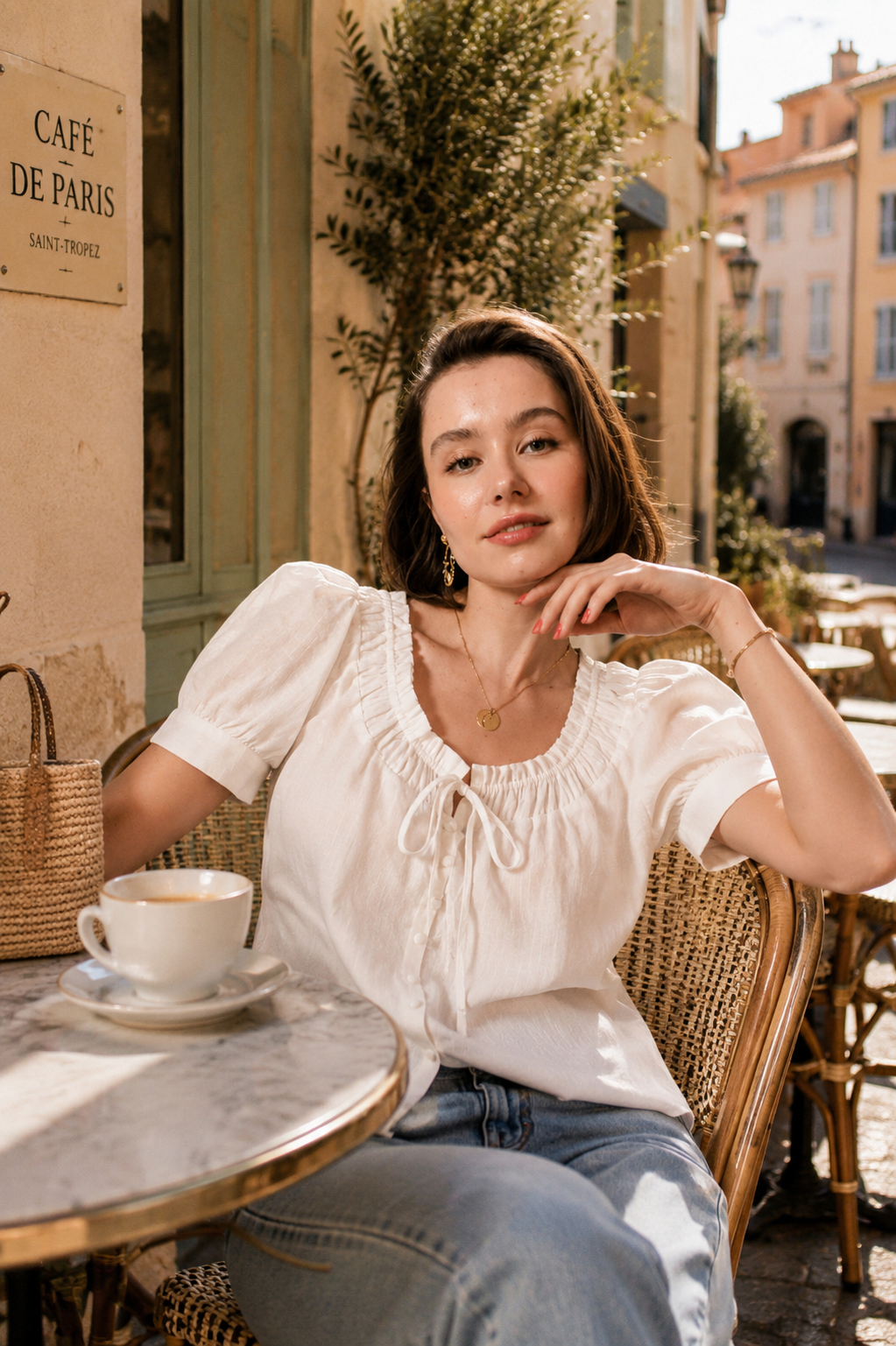 « Blouse blanche Romy » 🤍