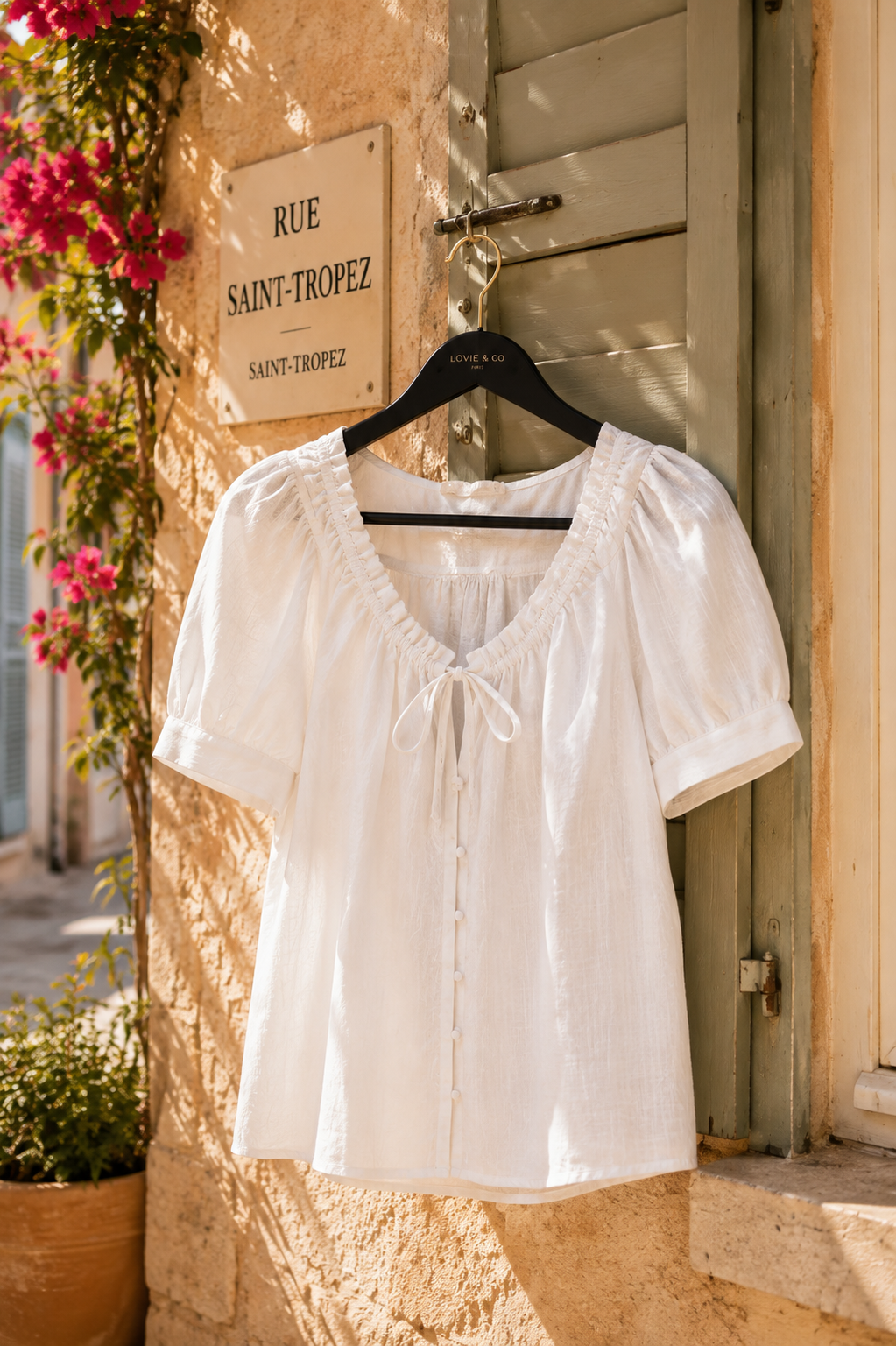 « Blouse blanche Romy » 🤍