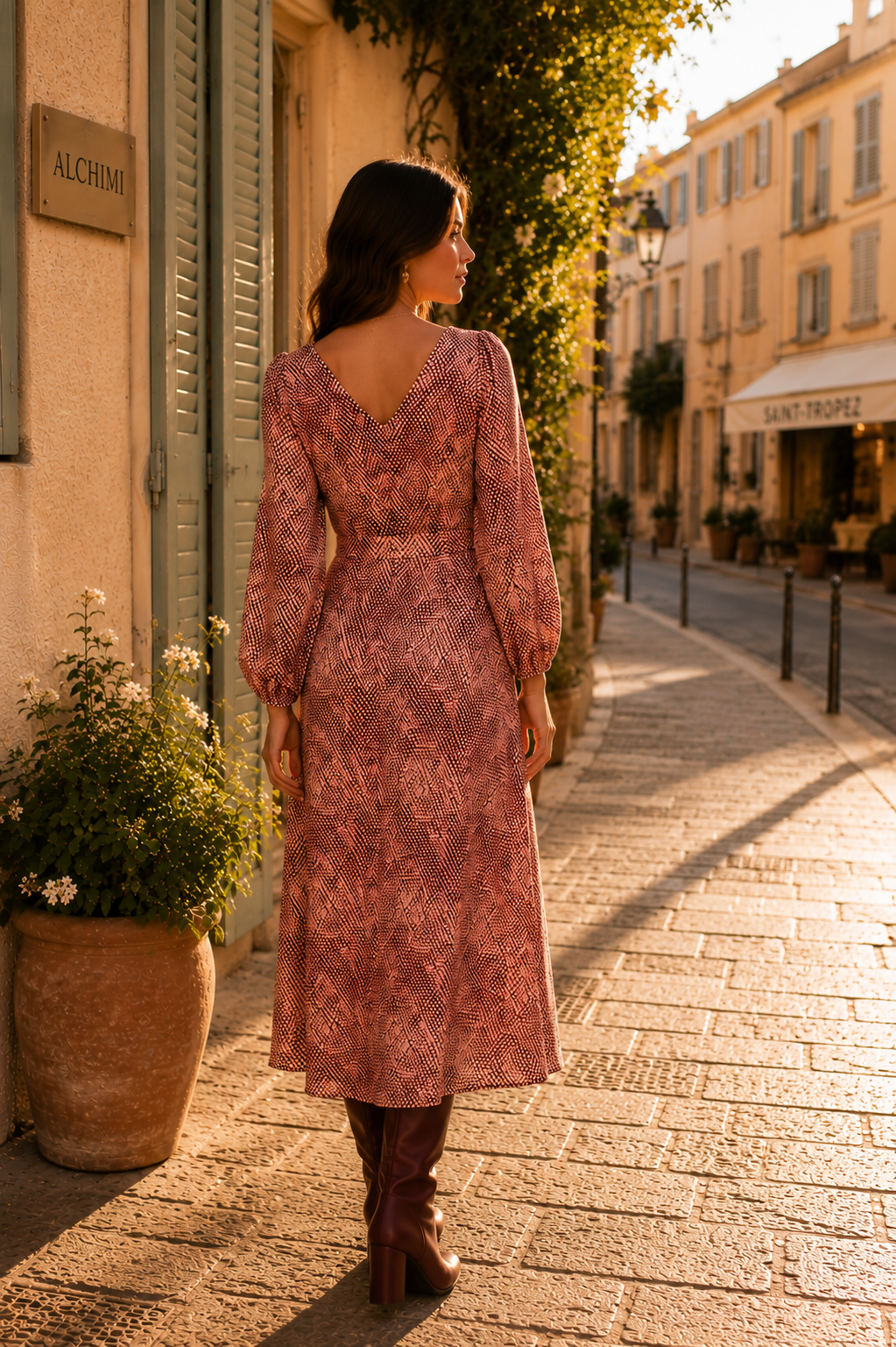 « Robe midi imprimée Chloé » 🌸