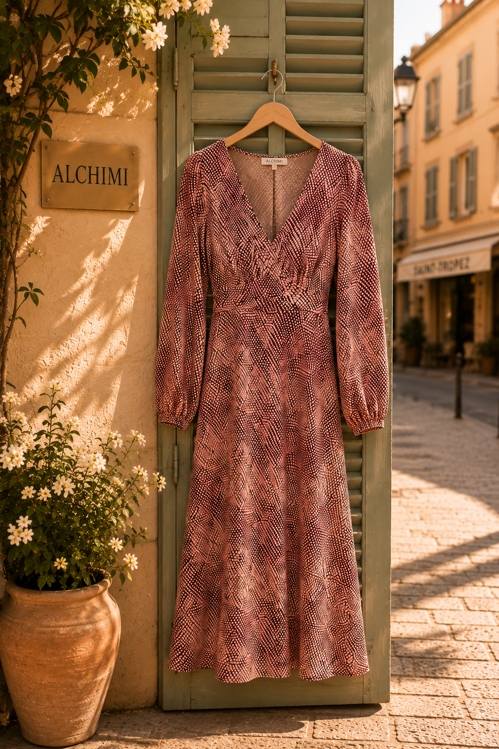 « Robe midi imprimée Chloé » 🌸